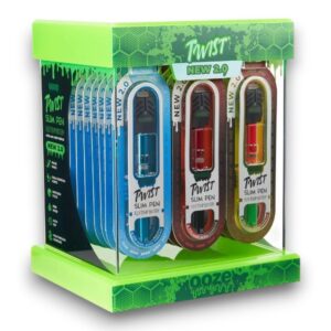 OOZE SLIM TWIST 2.0 BATTERY DISPLAY 24CT -ASST. FLAVOR