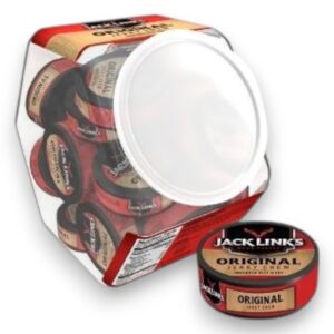 JACK LINK'S .32OZ  ORIGINAL JERKY CHEW JAR 36CT