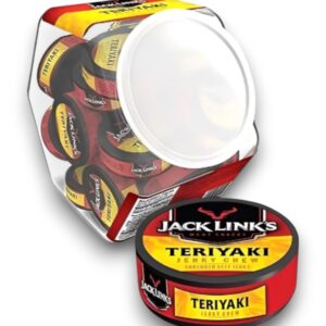 JACK LINK'S .32OZ  TERIYAKI JERKY CHEW JAR 36CT