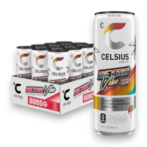 CELSIUS RETRO VIBE 12OZ 12CT