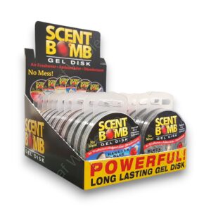 SCENT BOMB GEL DISK DISPLAY 24CT