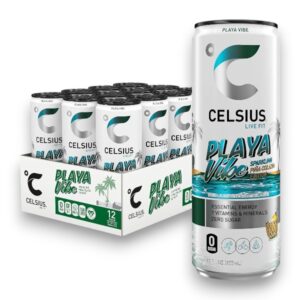 CELSIUS PLAYA VIBE 12OZ 12CT