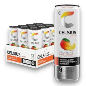 CELSIUS SPARKLING MANGO LEMONADE 12OZ 12CT