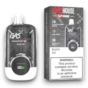 GASHOUSE 12000 PUFF DISPOSABLE 10CT -BLACK ICE