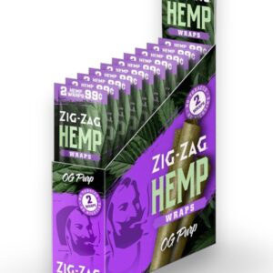ZIG ZAG HEMP WRAPS OG PURP 2/.99 - 25CT