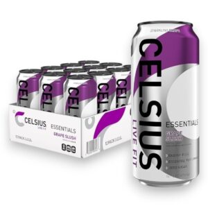CELSIUS ESSENTIAL GRAPE SLUSH 16OZ 12CT