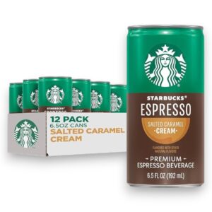 STARBUCKS DOUBLESHOT ESPRESSO SALTED CARAMEL 6.5OZ 12CT