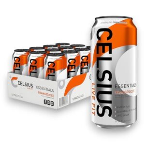 CELSIUS ESSENTIAL ORANGESICLE 16OZ 12CT