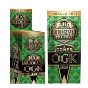 BILLIONAIRE HEMP CONES OGK 2/10CT