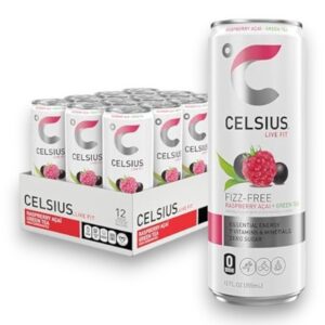 CELSIUS RASPBERRY ACAI GREEN TEA 12OZ 12CT