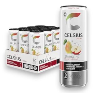 CELSIUS SPARKLING FIJI APPLE PEAR 12OZ 12CT