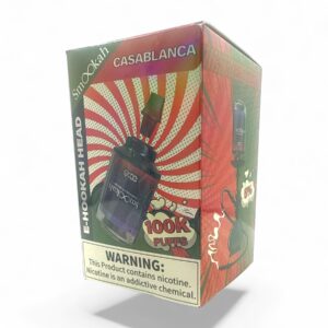 SMOOKAH 100KPUFFS DISPOSABLE EHOOKAH CASABLANCA EACH