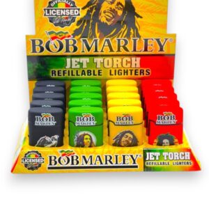 BOB MARLEY FLIP TORCH LIGHTER LT301 20CT