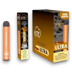 FUME ULTRA CUBAN TOBACCO 2500 PUFFS 10CT