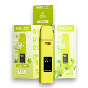 LOST THC V4 3GM THC-A DISPOSABLE 5CT -OG KUSH SATIVA