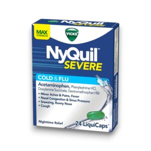 NYQUIL CAPLET SEVERE COLD & FLU 16CT