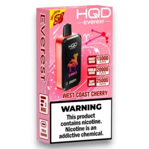 HQD EVEREST 25000PUFFS 5CT -WEST COAST CHERRY