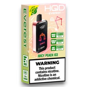 HQD EVEREST 25000PUFFS 5CT -JUICY PEACH ICE