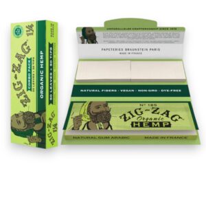 ZIG ZAG COMBO PACK BOOKLET 1 1/4 SIZE ORGANIC HEMP 24CT