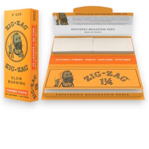 ZIG ZAG COMBO PACK BOOKLET 1 1/4 SIZE ORANGE 24CT