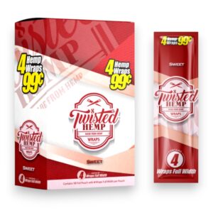 TWISTED HEMP 4/.99 SWEET WRAPS 15CT