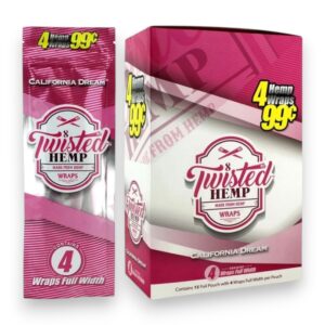TWISTED HEMP 4/.99 CALIFORNIA DREAMS WRAPS 15CT