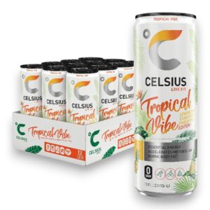 CELSIUS TROPICAL VIBE 12OZ 12CT
