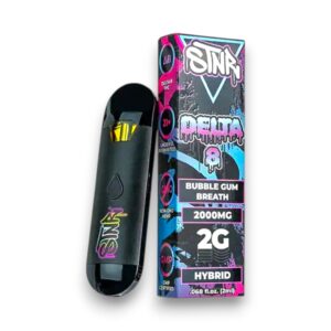 STNR D8 2G DISPOSABLE BUBBLE GUM BREATH HYBRID - 6PK