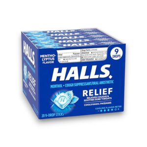 HALLS MENTHO-LYPTUS 9/20CT