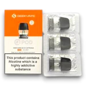 GEEKVAPE Q POD 0.6OHM CARTRIDGE 18-25W - 3PK