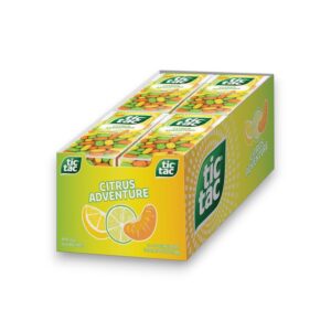 TIC TAC BOX CITRUS ADVENTURE 12CT