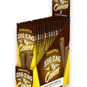 ZIG-ZAG CIG CONES PINEAPPLE 2/15CT