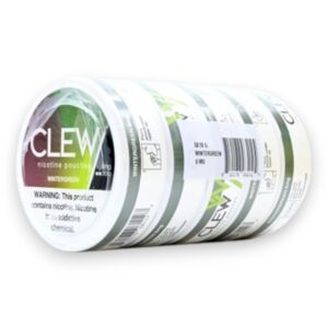 CLEW NICOTINE POUCHES 9MG WINTERGREEN 5CT