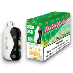 RIPE VAPES OAK 35K PUFF 5CT - SOUR APPLE