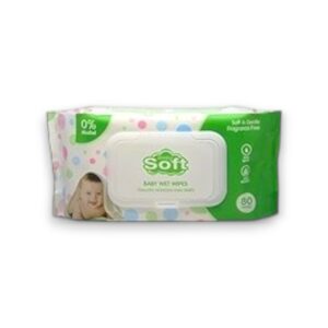 SIMPLY SOFT BABY WIPES 80CT GREEN