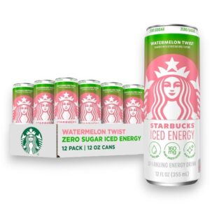STARBUCKS ICED ENERGY STRAWBERRY WATERMELON TWIST 12OZ 12CT