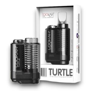 LOOKAH TURTLE 400mAH VARIABLE VOLTAGE 510 THREAD BATTERY BLACK - 1CT