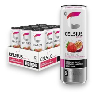 CELSIUS SPARKLING STRAWBERRY PASSIONFRUIT 12OZ 12CT