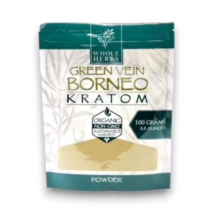 WHOLE HERBS 3OZ GREEN VEIN BORNEO KRATOM EACH