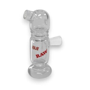 RAW GLASS CONE BUBBLER