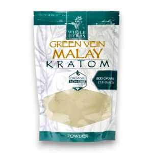 WHOLE HERBS GREEN VEIN MALAY KRATOM 500GM