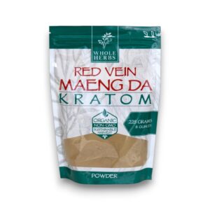 WHOLE HERBS 8Z RED VEIN MAENGDA KRATOM