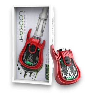 LOOKAH GUITAR 350mAH CARTRIDGE PRE HEAT VAPE BATTERY RED 1CT