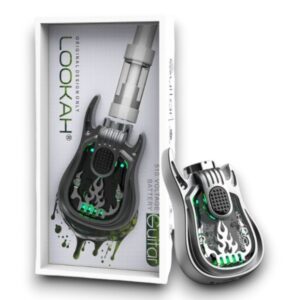 LOOKAH GUITAR 350mAH CARTRIDGE PRE HEAT VAPE BATTERY GRAY 1CT
