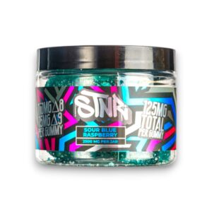 STNR 125MG D8+D9 GUMMIES 20CT -SOUR BLUE RASPBERRY