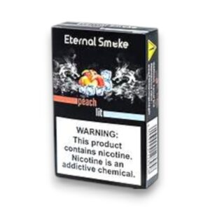 ETERNAL SMOKE HOOKAH TOBACCO 50GM 10CT PEACH LIT