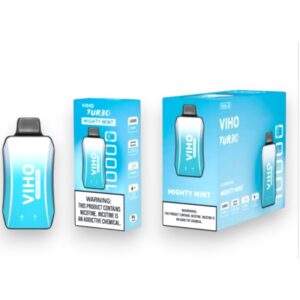 VIHO TURBO DISPOSABLE 10000 PUFF 5CT BOX - MIGHTY MINT
