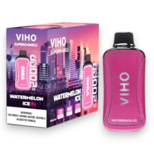 VIHO SUPERCHARGE DISPOSABLE 20000 5CT BOX -WATERMELON ICE