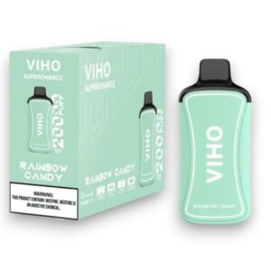 VIHO SUPERCHARGE DISPOSABLE 20000 5CT BOX -RAINBOW CANDY