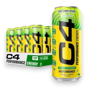 C4 PERFORMANCE ENERGY SOUR GUM SPLASH 16OZ 12CT